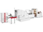 Machine de fabrication de sacs en papier modèle RZFD-450/450B