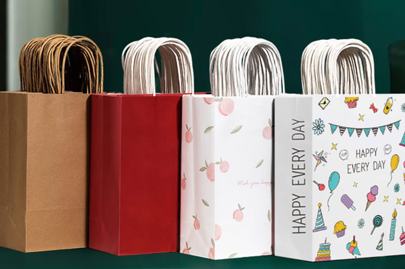 Paper Shopping Bag With Twister Rope Handle