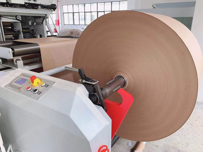 Machine de fabrication de sacs en papier avec poignée Twister en ligne